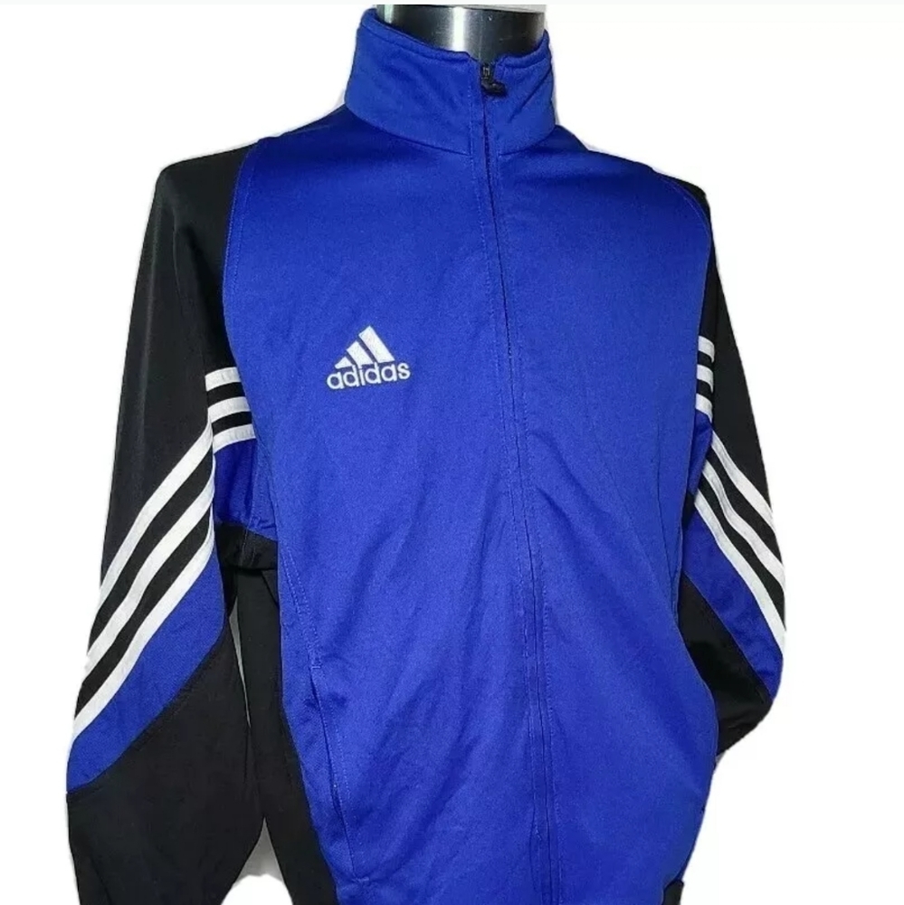adidas 2000's vtg Colorblock Microfleece Jacket